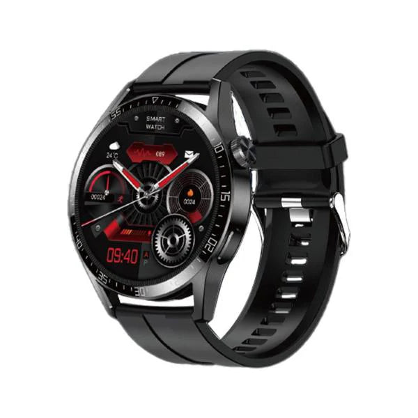 Hie-Q WR-GT3 Smart Watch | Buy in Dubai UAE | Round Super AMOLED | Bluetooth Call | Heart Rate | 3 Pairs Strap