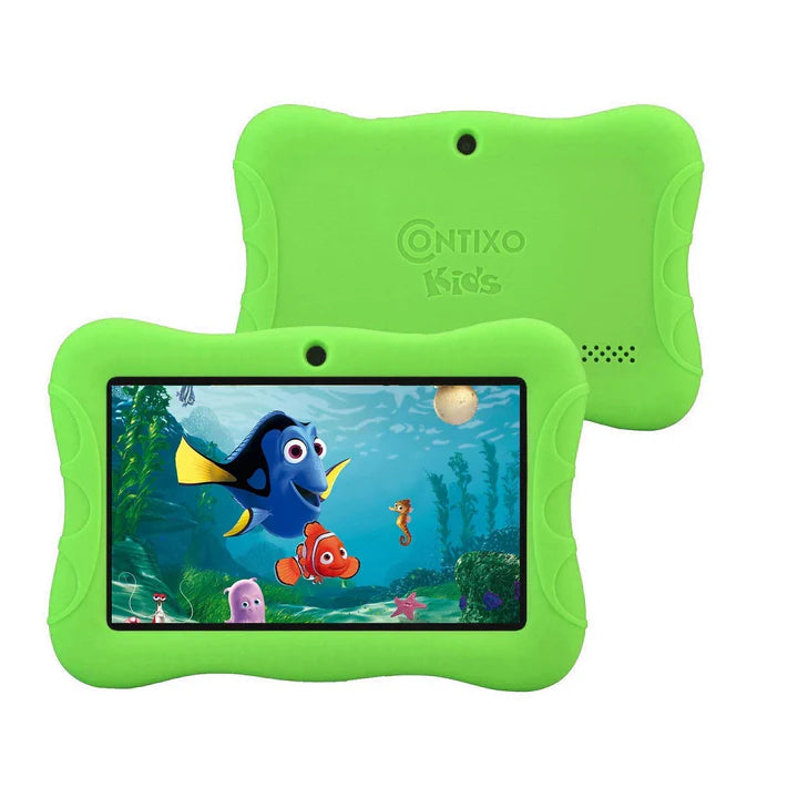 Oteeto K3 Kids Tablet | Buy in Dubai UAE | 7" IPS Display | Kids System | Toughened Glass | Fall Protection Case