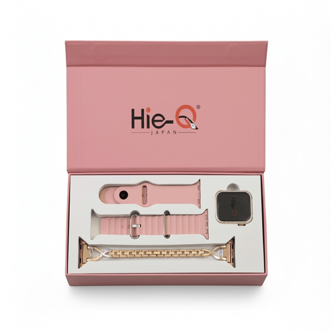 Hie-Q HQ9 Mini2 Smart Watch | Buy in Dubai UAE | Rose Gold | Bluetooth Call | Heart Rate | Jewelry Strap | Gift for Her