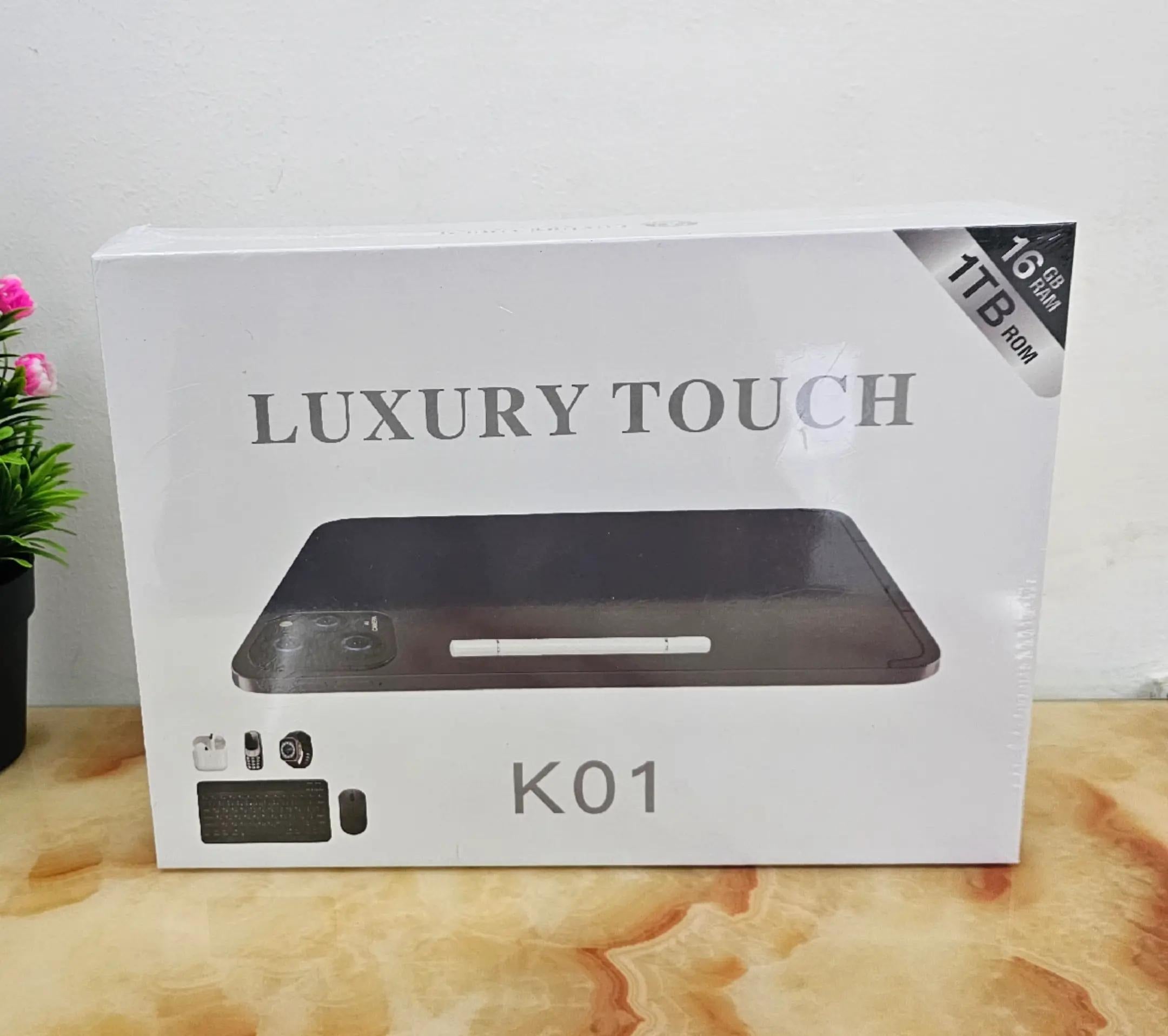 Luxury Touch K01 | Buy in Dubai UAE | Android Tablet | 16GB RAM | 1TB ROM | Stylus Pen Included | WiFi