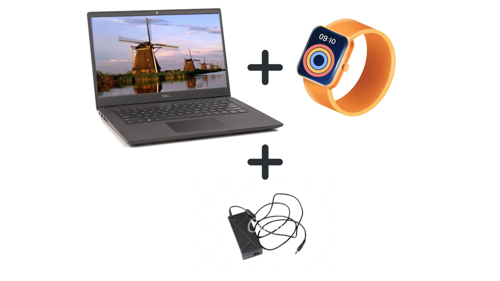 Dell 3410 Core i3 10th Gen Laptop Bundle | 8GB RAM 256GB SSD + Smart Watch + Charger | Hot Deal Dubai UAE